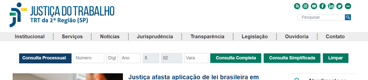 como saber o valor de um processo trabalhista pela internet