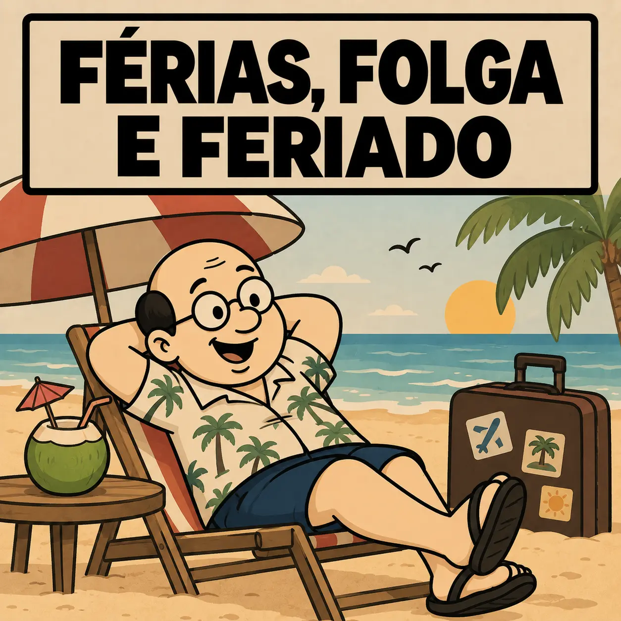 folga, ferias e feriado